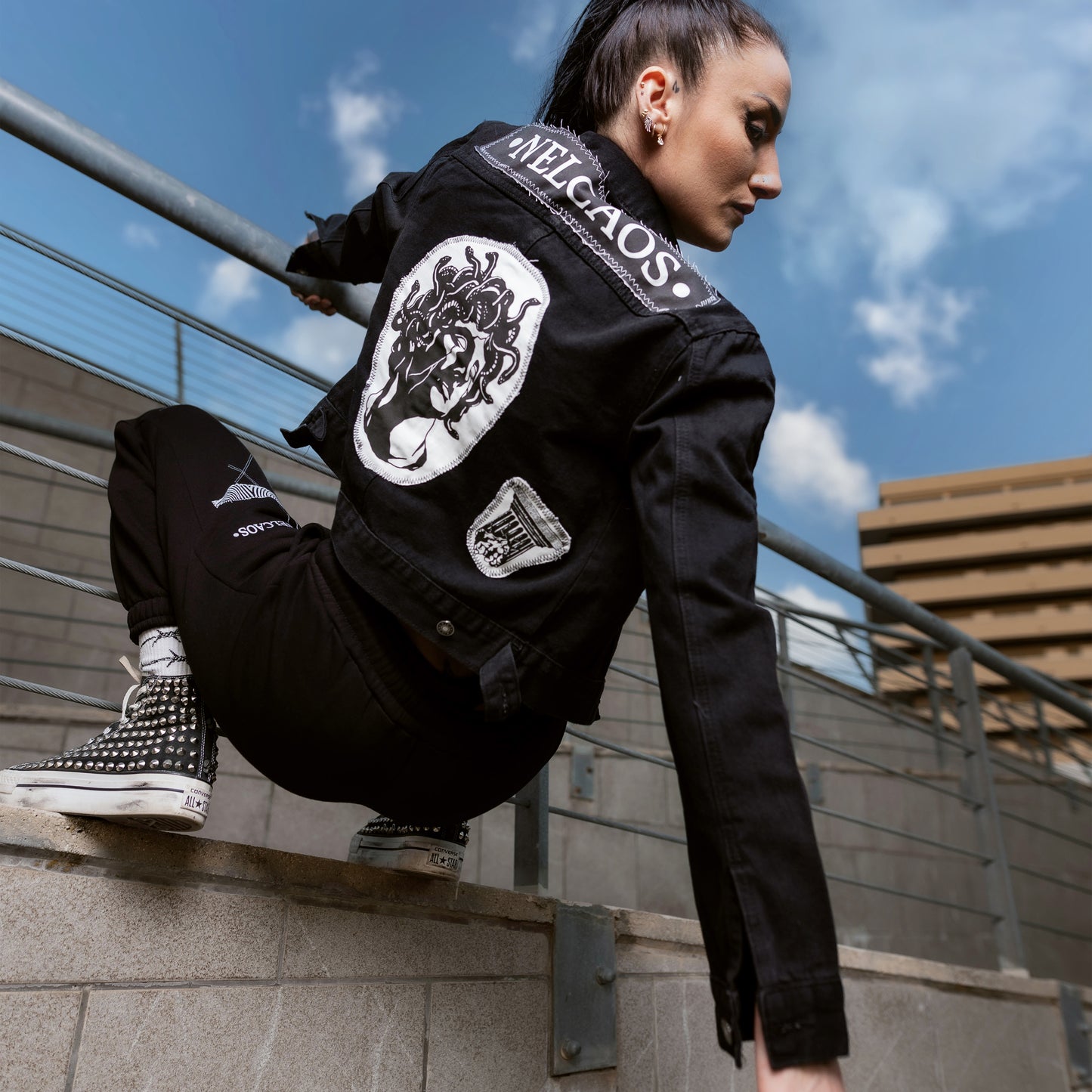 Giacca "Medusa Crop"