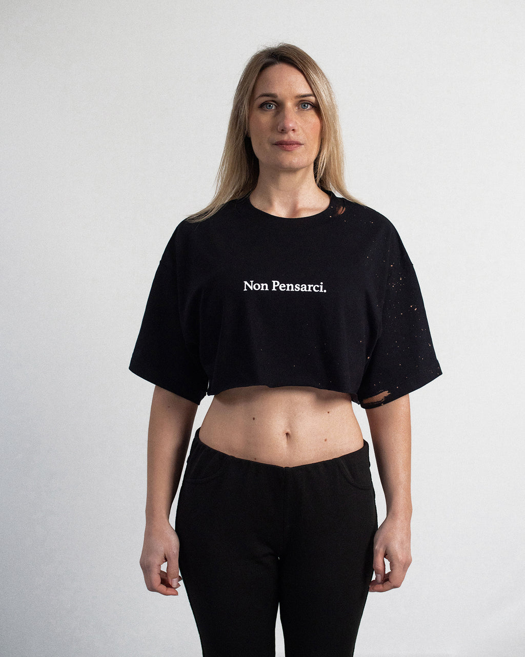 T-Shirt "Non Pensarci" 01 Crop