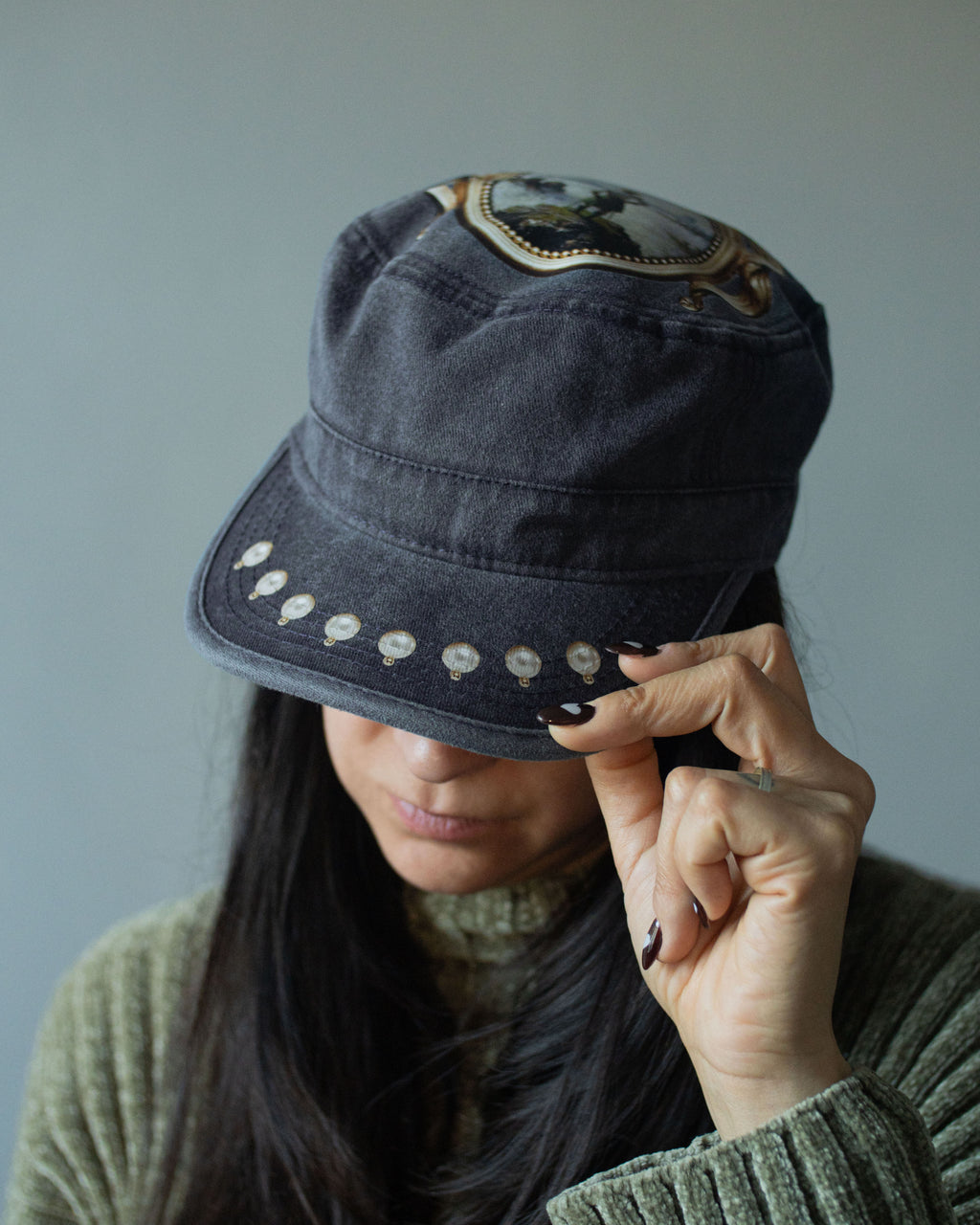 Cap "Specchio" blu
