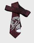 Cravatta "Serpe" Rubino