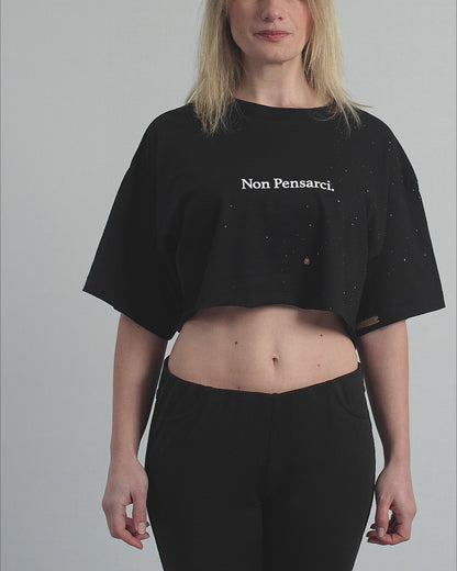 T-Shirt "Non Pensarci" 02 Crop